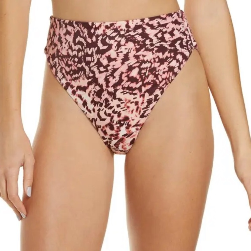 CHELSEA28Women's Easy Retro High Waist Swim Bottoms